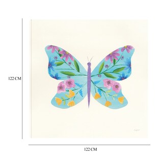 Foto 6 | Cuadro Decorativo - Jardín De Mariposa Iv - Courtney Prahl - Arte Moderno - Impresión En Lienzo - Fine Art Tj