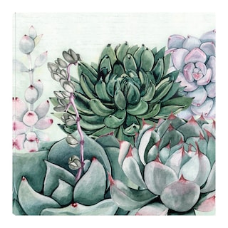 Foto 1 | Cuadro Decorativo Fine Art Tj Jardín de Suculentas Ii Susan Jill Arte Moderno Impresión en Lienzo