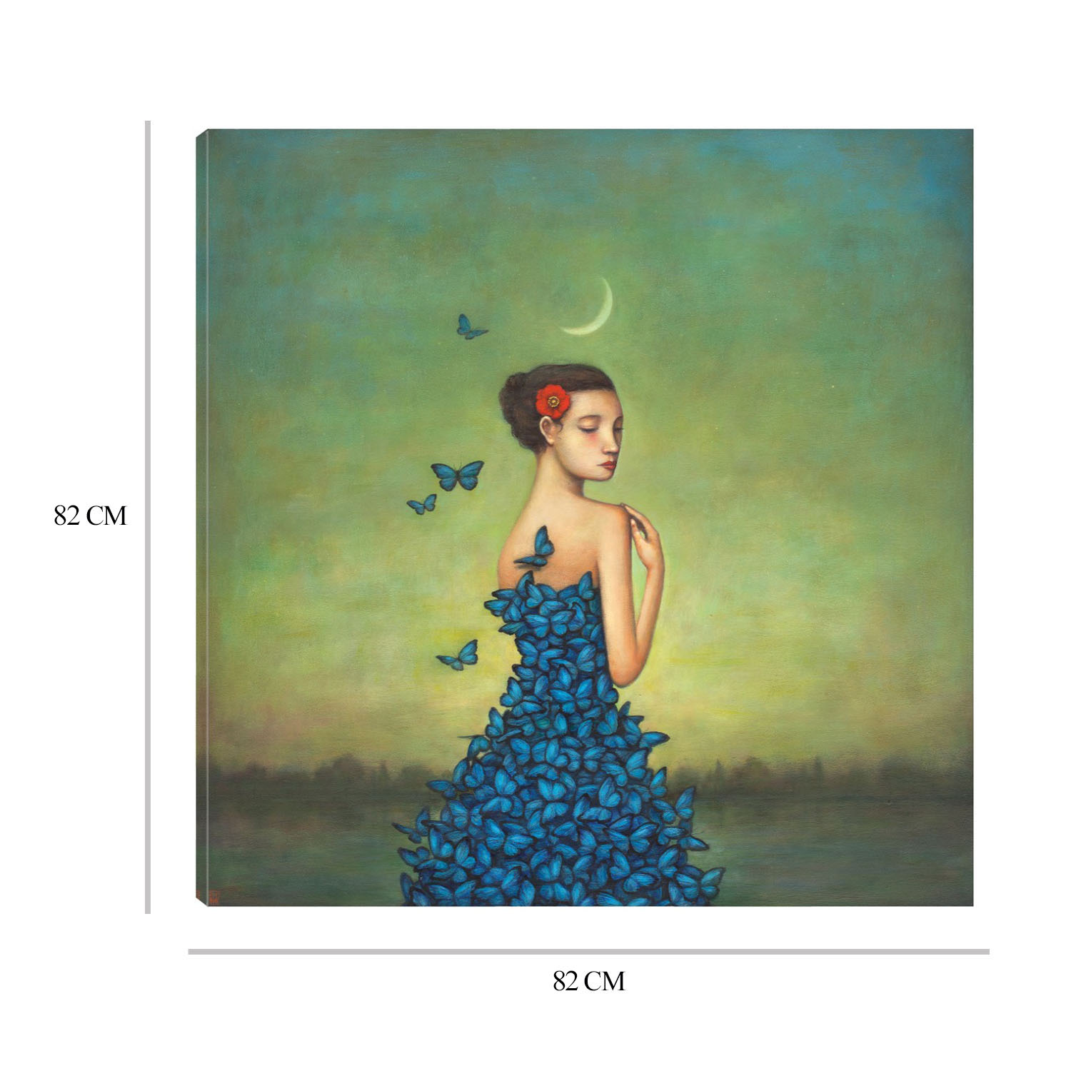 Foto 7 pulgar | Cuadro Decorativo - Metamorfosis En Azul - Duy Huynh  - Arte Moderno - Impresión En Lienzo - Fine Art Tj