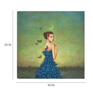 Foto 6 | Cuadro Decorativo - Metamorfosis En Azul - Duy Huynh - Arte Moderno - Impresión En Lienzo - Fine Art Tj