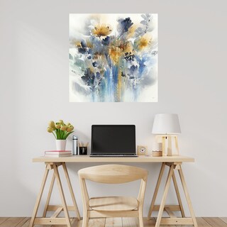 Foto 2 | Cuadro Decorativo - Índigo Botánico - K. Nari - Arte Moderno - Impresión En Lienzo - Fine Art Tj