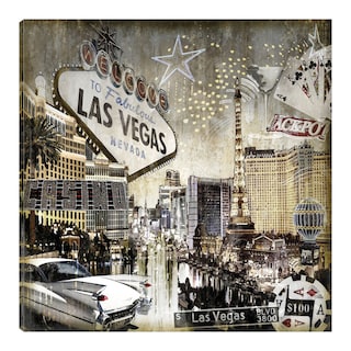 Foto 1 | Cuadro Decorativo Fine Art Tj Las Vegas Dylan Matthews Arte Ciudades Impresión en Lienzo