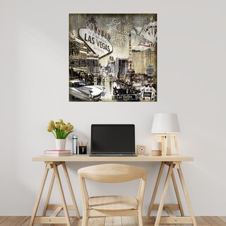 Foto 2 | Cuadro Decorativo Fine Art Tj Las Vegas Dylan Matthews Arte Ciudades Impresión en Lienzo