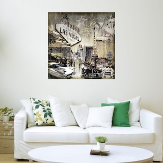 Foto 3 | Cuadro Decorativo Fine Art Tj Las Vegas Dylan Matthews Arte Ciudades Impresión en Lienzo