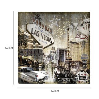 Foto 6 | Cuadro Decorativo Fine Art Tj Las Vegas Dylan Matthews Arte Ciudades Impresión en Lienzo