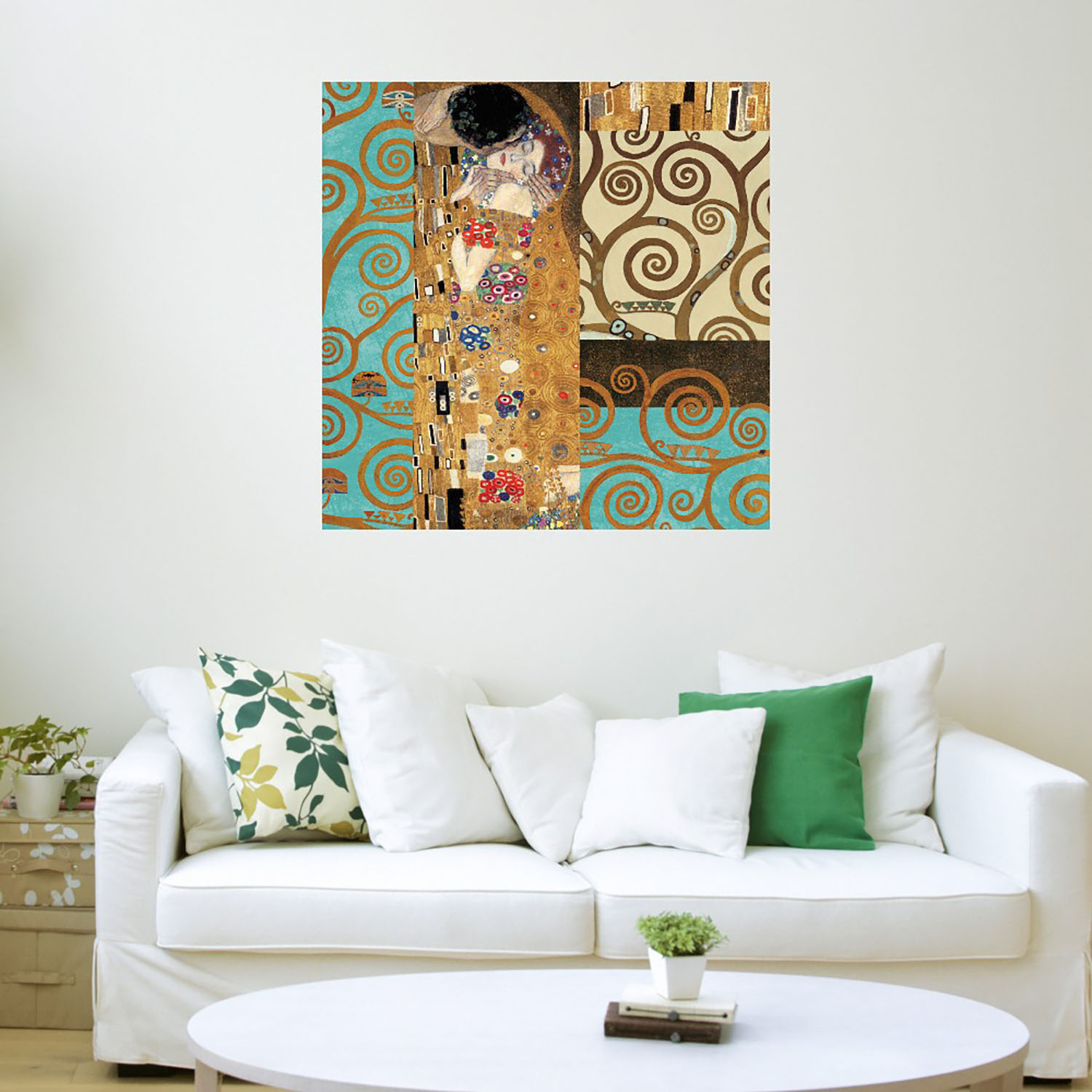 Foto 4 pulgar | Cuadro Decorativo - Klimt Iv 150 Aniversario - Gustav Klimt  - Arte Abstracto - Impresión En Lienzo - Fine Art Tj