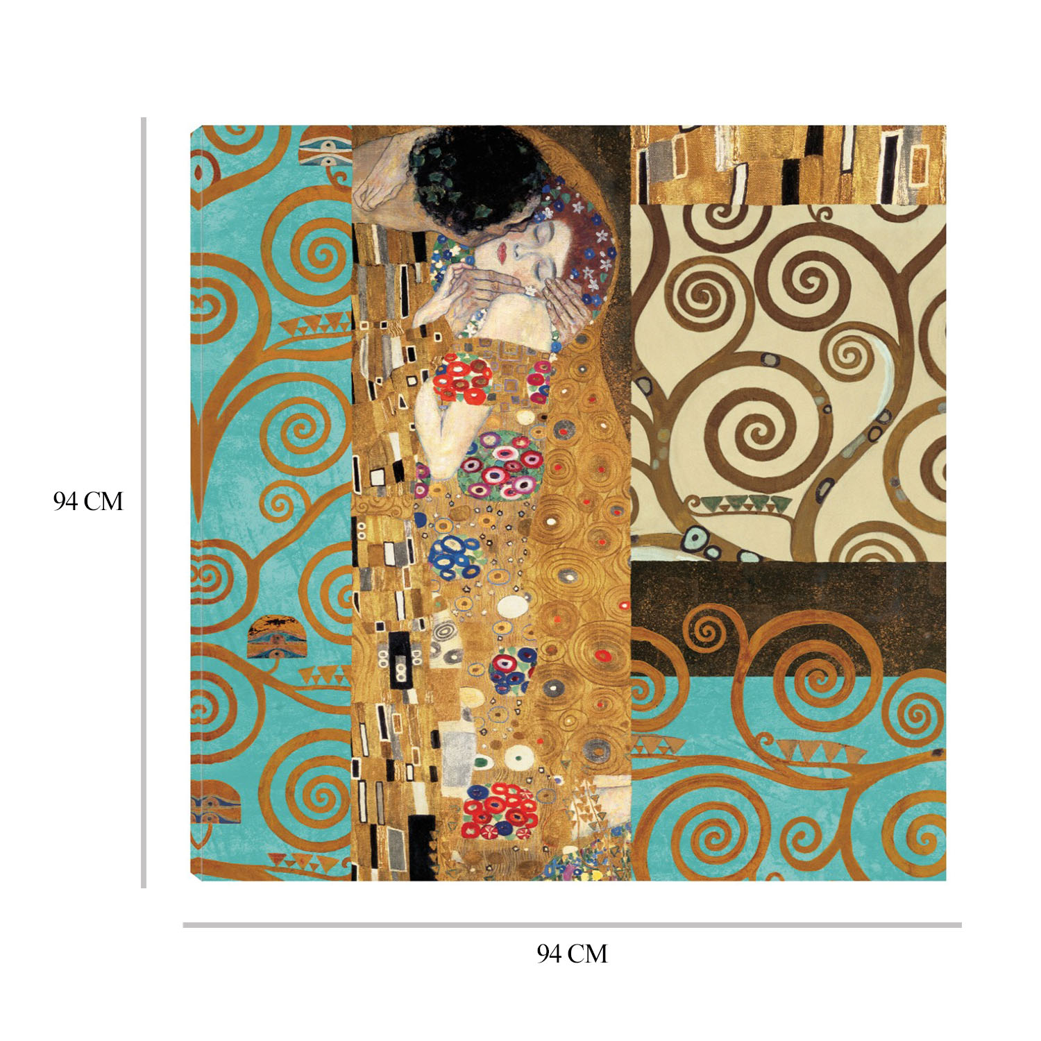 Foto 7 pulgar | Cuadro Decorativo - Klimt Iv 150 Aniversario - Gustav Klimt  - Arte Abstracto - Impresión En Lienzo - Fine Art Tj