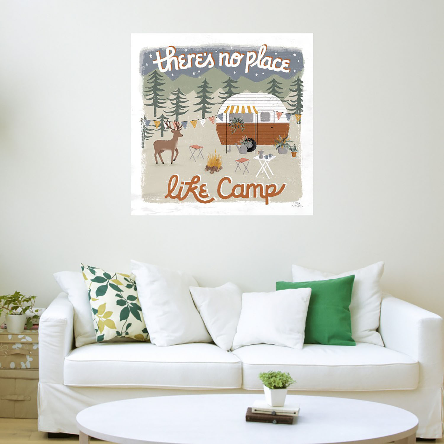 Foto 4 pulgar | Cuadro Decorativo - Glamping Ii -  Fine Art Tj - Laura Marshall  - Arte Moderno - Impresión En Lienzo
