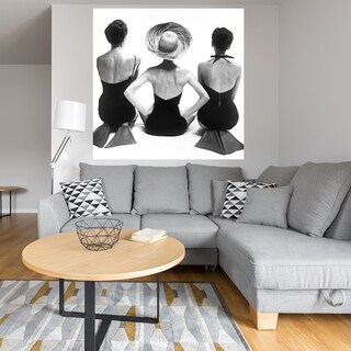 Foto 4 | Cuadro Decorativo - Modelos De Trajes De Baño De 1950 - Graffi*tee Studios - Arte Clásicos - Impresión En Lie