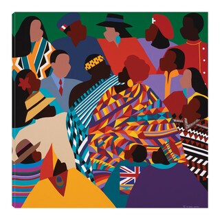 Foto 1 | Cuadro Decorativo - La Década Internacional - Synthia Saint James - Arte Moderno - Impresión En Lienzo - Fine Art Tj