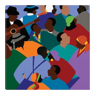 Foto 1 | Cuadro Decorativo - Islas De Gullah Jook Jook - Synthia Saint James - Arte Moderno - Impresión En Lienzo - Fine Art Tj