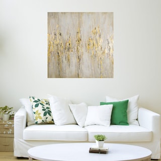 Foto 3 | Cuadro Decorativo - Luz Dorada - Willowbrook Fine Art - Arte Abstracto - Impresión En Lienzo - Fine Art Tj