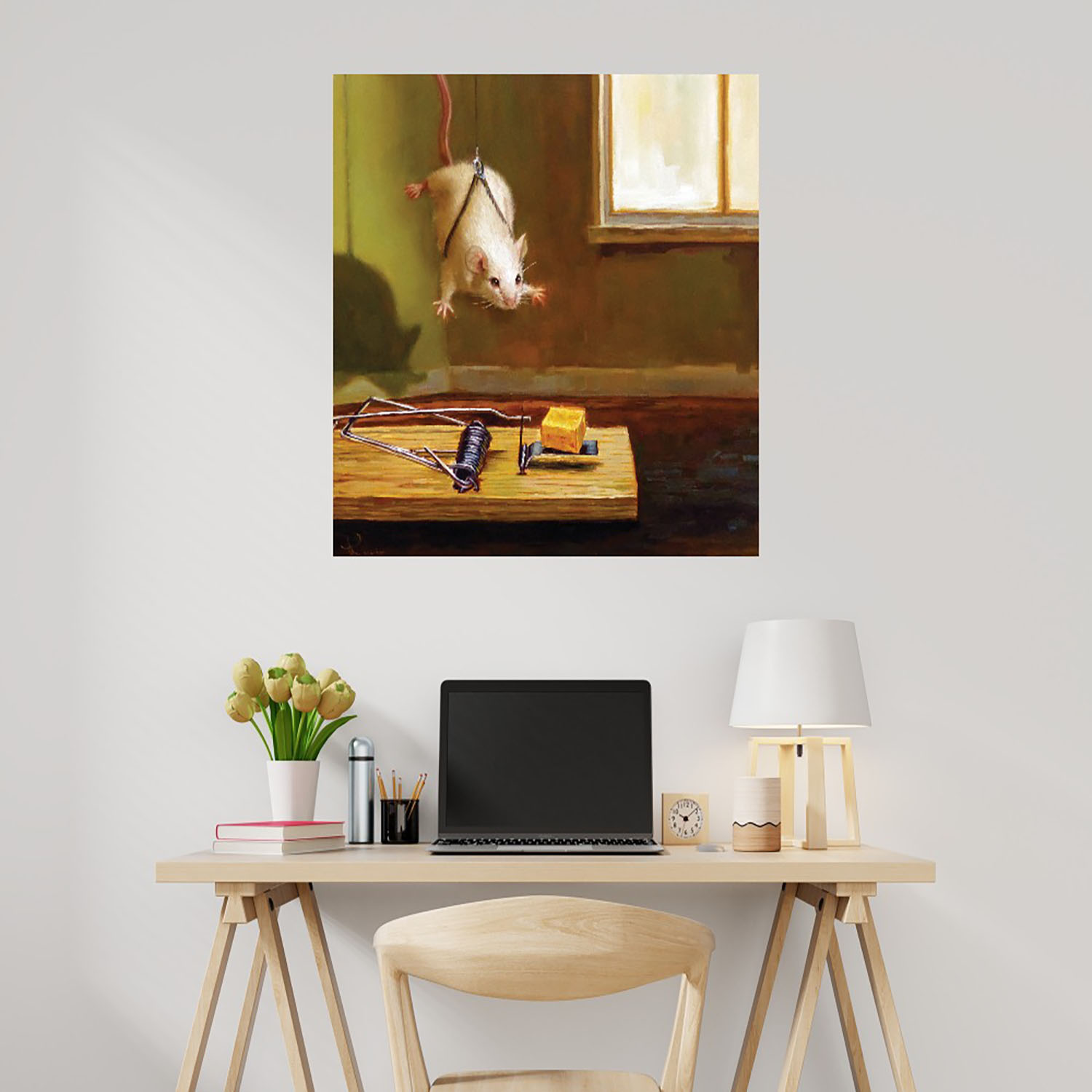 Foto 2 | Cuadro Decorativo Fine Art TJ 'Misión Imposible' de Lucia Heffernan 56 x 56 cm