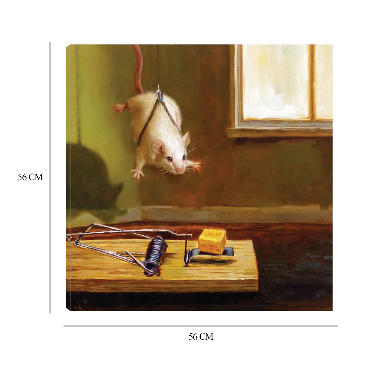 Foto 6 | Cuadro Decorativo Fine Art TJ 'Misión Imposible' de Lucia Heffernan 56 x 56 cm