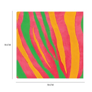 Foto 6 | Cuadro Decorativo Fine Art TJ 'Impresión de Cebra Psicodélica II' de Patricia Pinto 56 x 56 cm