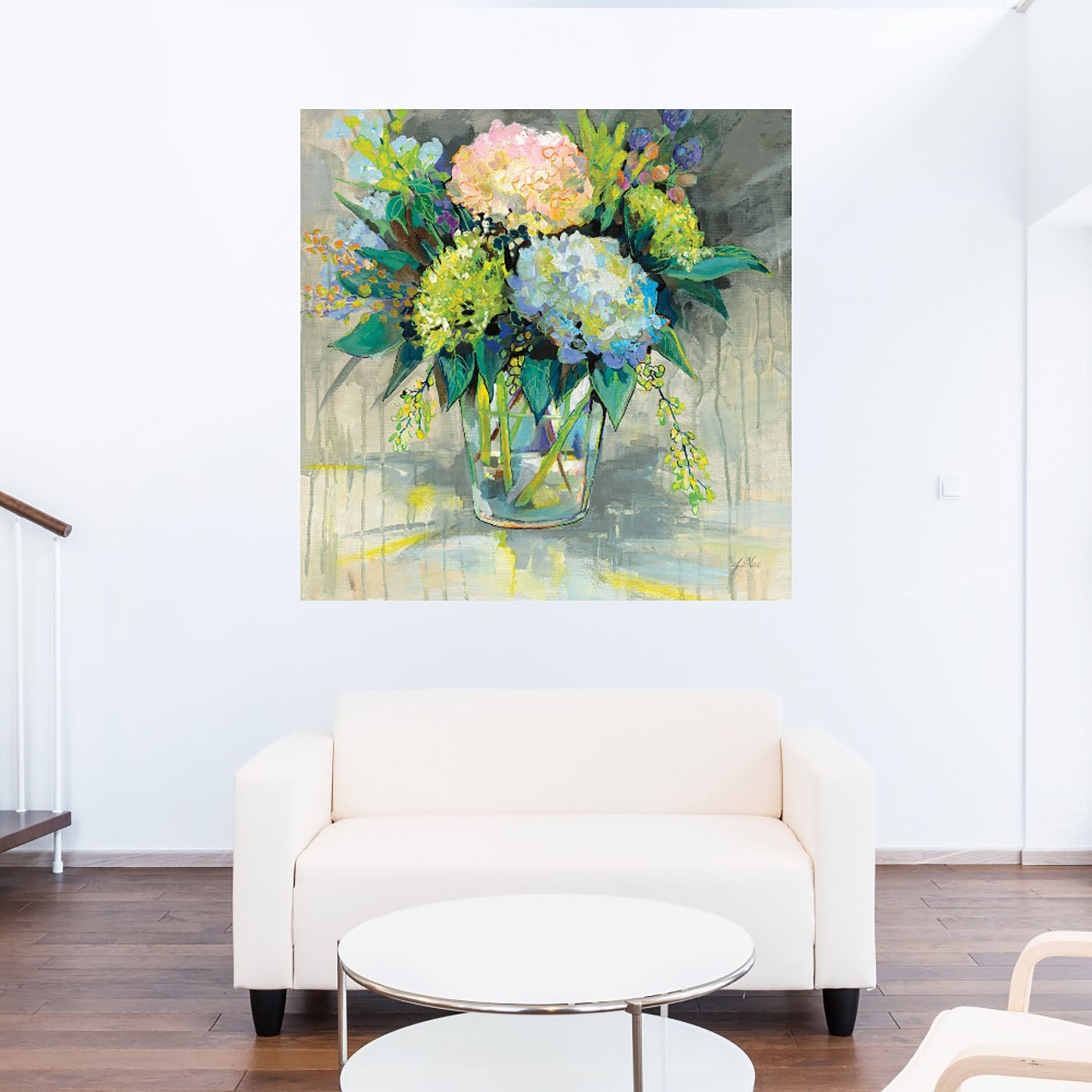 Foto 5 | Cuadro Decorativo Fine Art TJ 'Mástiles en Metung' de Craig Trewin Penny 82 x82 cm