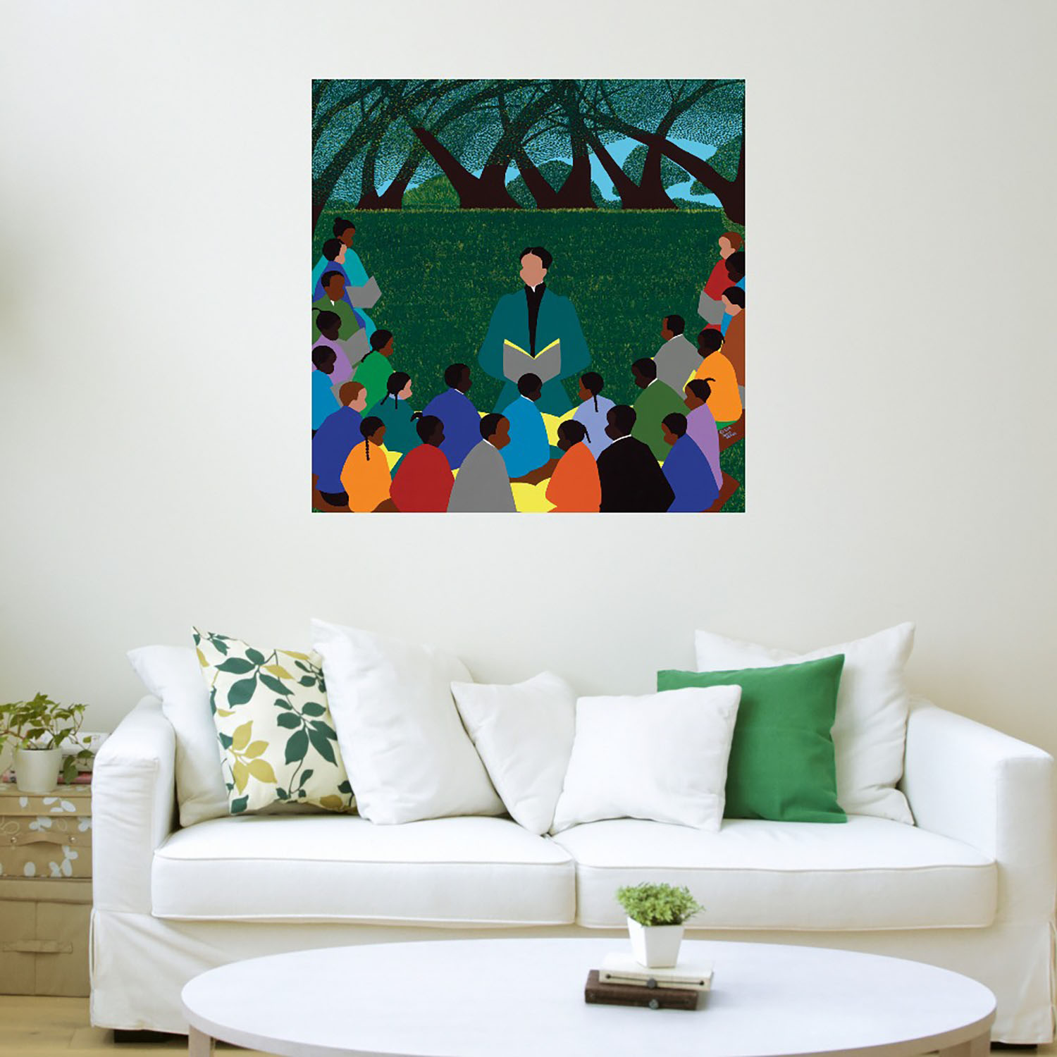 Foto 4 pulgar | Cuadro Decorativo - Lecciones De Las Islas Gullah - Synthia Saint James  - Arte Moderno - Impresión En Lienzo - Fine
