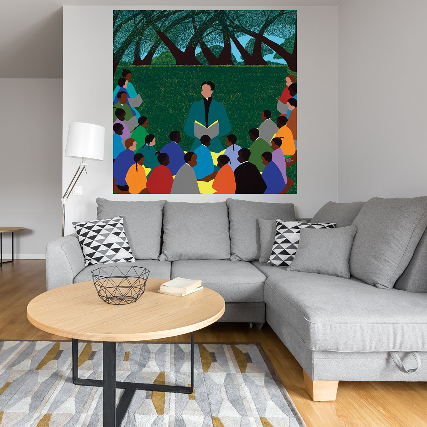 Foto 5 pulgar | Cuadro Decorativo - Lecciones De Las Islas Gullah - Synthia Saint James  - Arte Moderno - Impresión En Lienzo - Fine