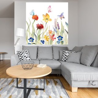 Foto 4 | Cuadro Decorativo - Jardín De Flores Silvestres - Lanie Loreth - Arte Moderno - Impresión En Lienzo - Fine Art Tj
