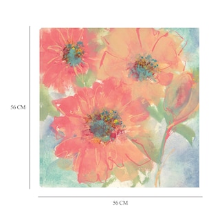 Foto 6 | Cuadro Decorativo - Flores Rosas I - Chris Paschke - Arte Moderno - Impresión En Lienzo - Fine Art Tj