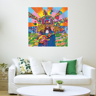 Foto 3 | Cuadro Decorativo - Fine Art Tj - Músico Hippie - Howie Green - Arte Moderno - Impresión En Lienzo