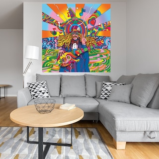 Foto 4 | Cuadro Decorativo - Fine Art Tj - Músico Hippie - Howie Green - Arte Moderno - Impresión En Lienzo