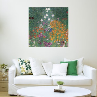 Foto 3 | Cuadro Decorativo - Fine Art Tj - Jardín Florido - Gustav Klimt - Arte Moderno - Impresión En Lienzo