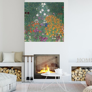 Foto 4 | Cuadro Decorativo - Fine Art Tj - Jardín Florido - Gustav Klimt - Arte Moderno - Impresión En Lienzo