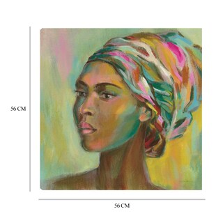 Foto 6 | Cuadro Decorativo - Mujer Africana Ii - Silvia Vassileva - Arte Moderno - Impresión En Lienzo - Fine Art Tj