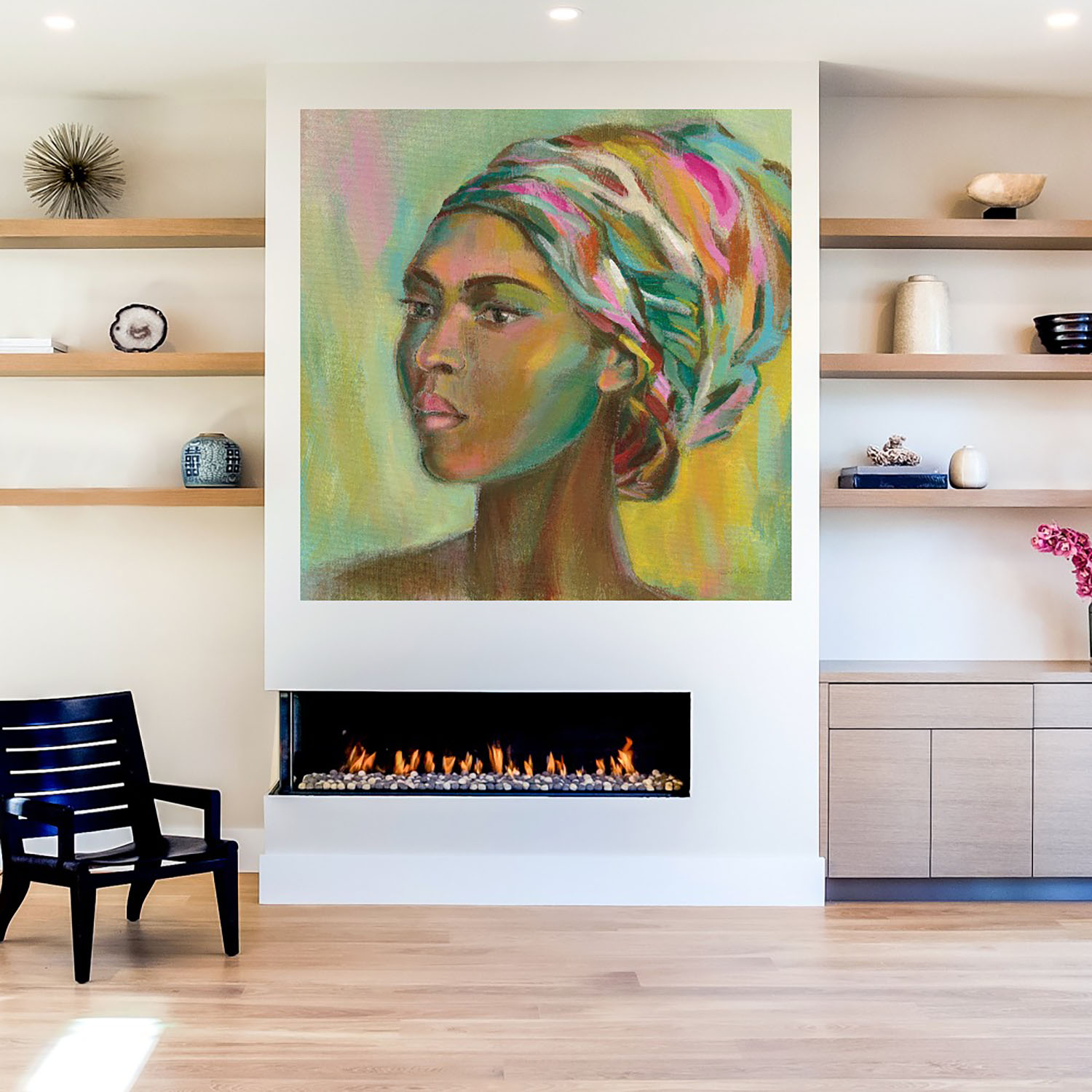 Foto 6 pulgar | Cuadro Decorativo - Luz De Tamarack - Danita Delimont  - Arte Paisaje - Impresión En Lienzo - Fine Art Tj
