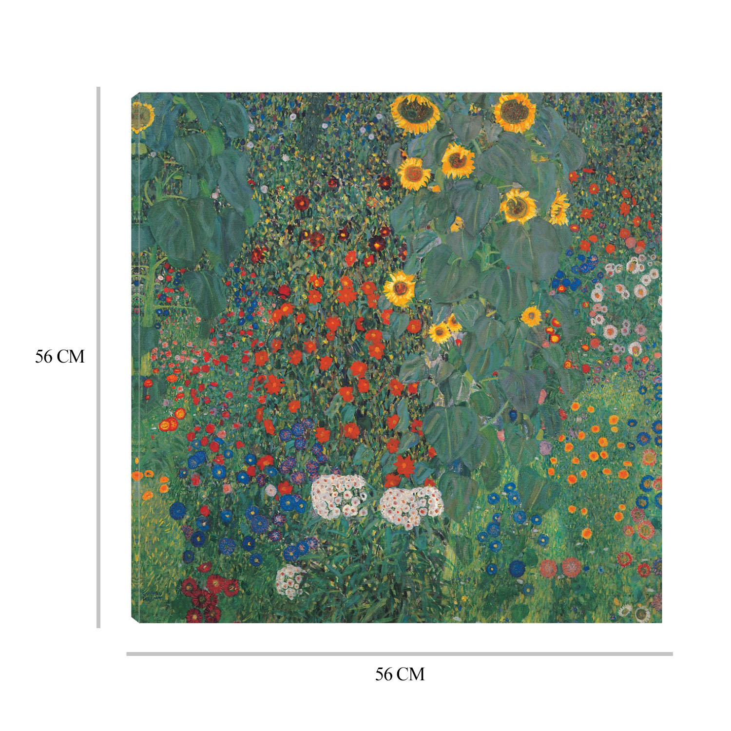 Foto 6 | Cuadro Decorativo Fine Art Tj Jardín Con Girasoles