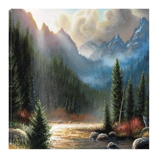Foto 1 | Cuadro Decorativo - La Llamada - Chuck Black - Arte Paisaje - Impresión En Lienzo - Fine Art Tj