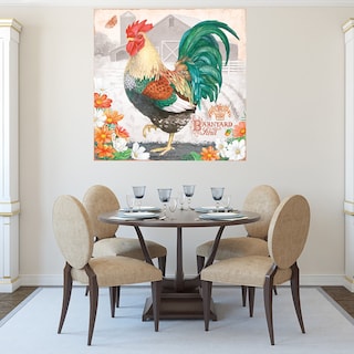 Foto 4 | Cuadro Decorativo - Gallo Esmeralda - Beth Grove - Arte Moderno - Impresión En Lienzo - Fine Art Tj