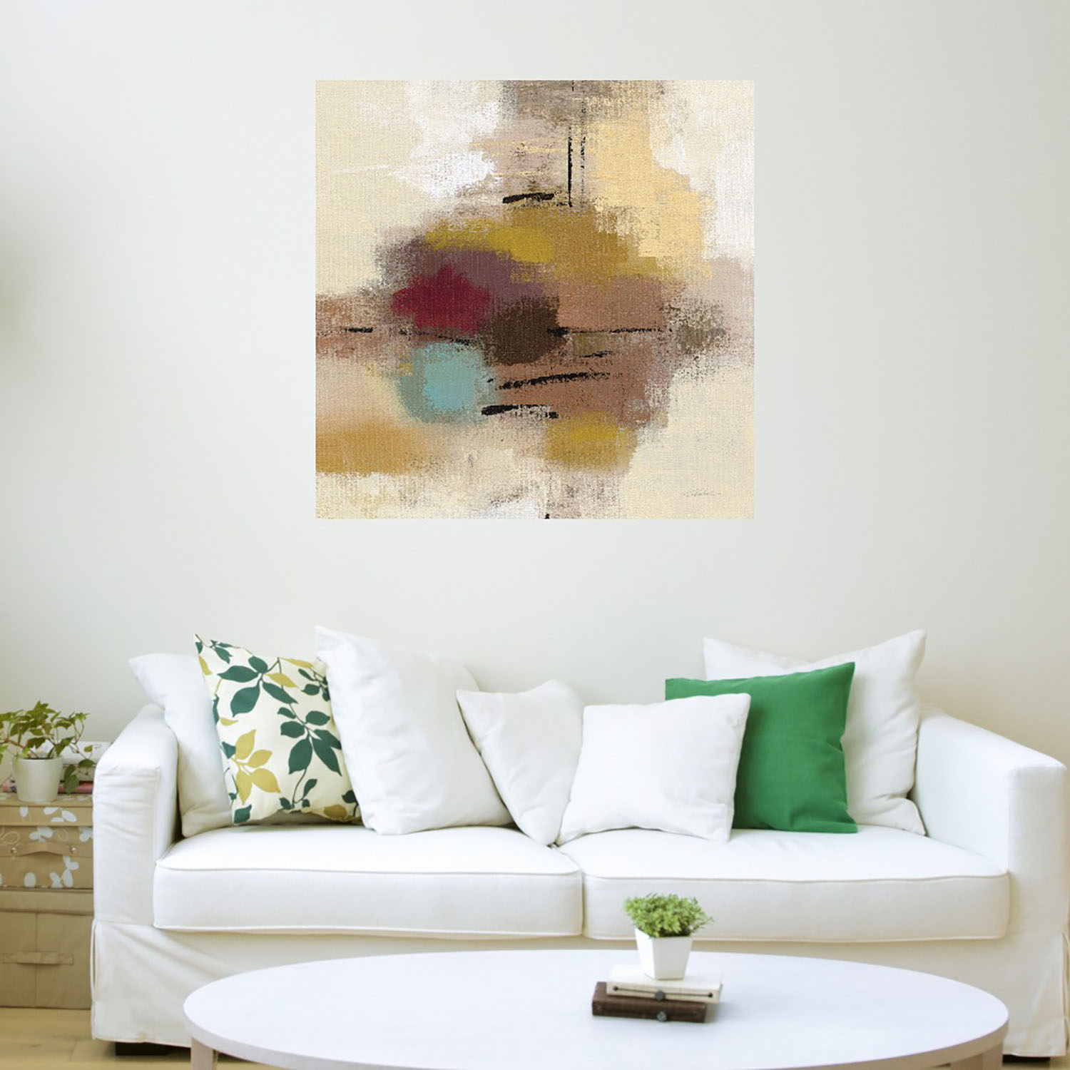 Foto 3 | Cuadro Decorativo - Guinda Abstracto I - Silvia Vassileva  - Arte Moderno - Impresión En Lienzo - Fine Art Tj