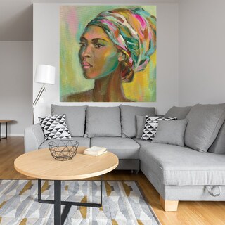 Foto 4 | Cuadro Decorativo Fine Art Tj Mujer Africana Ii Silvia Vassileva Arte Moderno Impresión en Lienzo