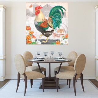 Foto 4 | Cuadro Decorativo - Gallo Esmeralda - Beth Grove - Arte Moderno - Impresión En Lienzo - Fine Art Tj