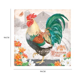 Foto 6 | Cuadro Decorativo - Gallo Esmeralda - Beth Grove - Arte Moderno - Impresión En Lienzo - Fine Art Tj