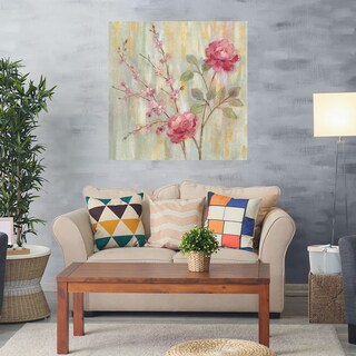 Foto 2 | Cuadro Decorativo - Flores Rosas - Silvia Vassileva - Arte Moderno - Impresión En Lienzo - Fine Art Tj