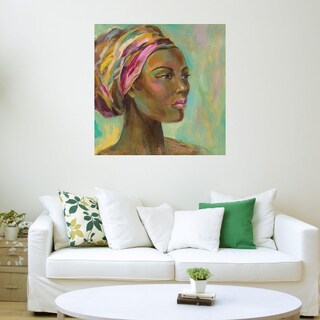 Foto 3 | Cuadro Decorativo - Mujer Africana I - Silvia Vassileva - Arte Moderno - Impresión En Lienzo - Fine Art Tj