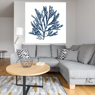 Foto 4 | Cuadro Decorativo - Musgos Del Mar Del Pacífico Azul I - Wild Apple Portfolio - Arte Floral - Impresión En Lien