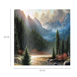 Foto 6 | Cuadro Decorativo - La Llamada - Chuck Black - Arte Paisaje - Impresión En Lienzo - Fine Art Tj