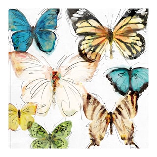 Foto 1 | Cuadro Decorativo - Mariposas Ii - Studio Arts - Arte Animales - Impresión En Lienzo - Fine Art Tj