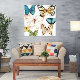 Foto 2 | Cuadro Decorativo - Mariposas Ii - Studio Arts - Arte Animales - Impresión En Lienzo - Fine Art Tj