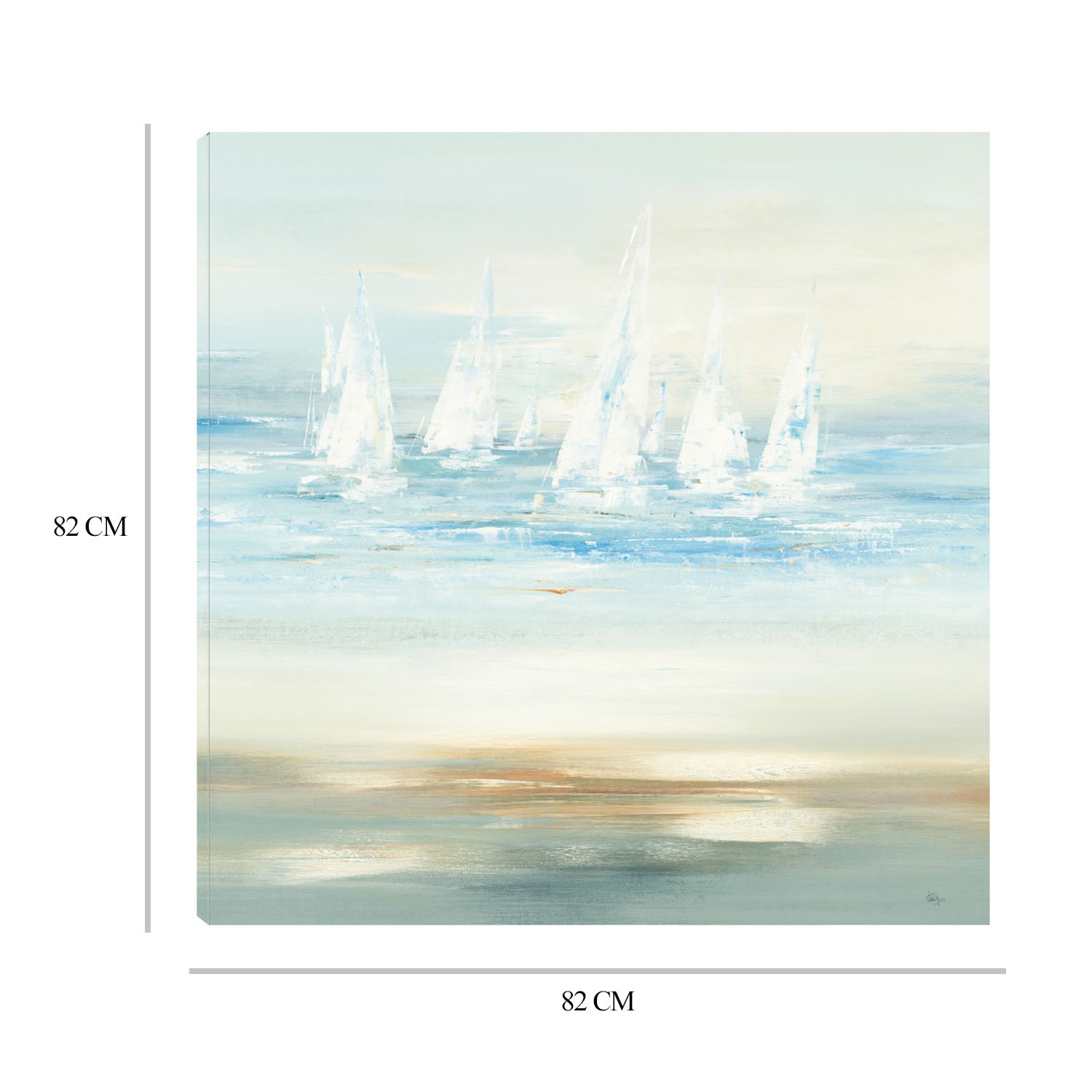 Foto 6 | Cuadro Decorativo - Hacia La Orilla I - Lisa Ridgers  - Arte Moderno - Impresión En Lienzo - Fine Art Tj