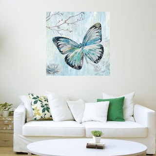 Foto 3 | Cuadro Decorativo - Mariposa Azul I - Heather Hayes - Arte Animales - Impresión En Lienzo - Fine Art Tj