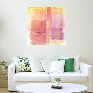 Foto 3 | Cuadro Decorativo - Líneas De Agua Rosa - Nikki Chu - Arte Abstracto - Impresión En Lienzo - Fine Art Tj