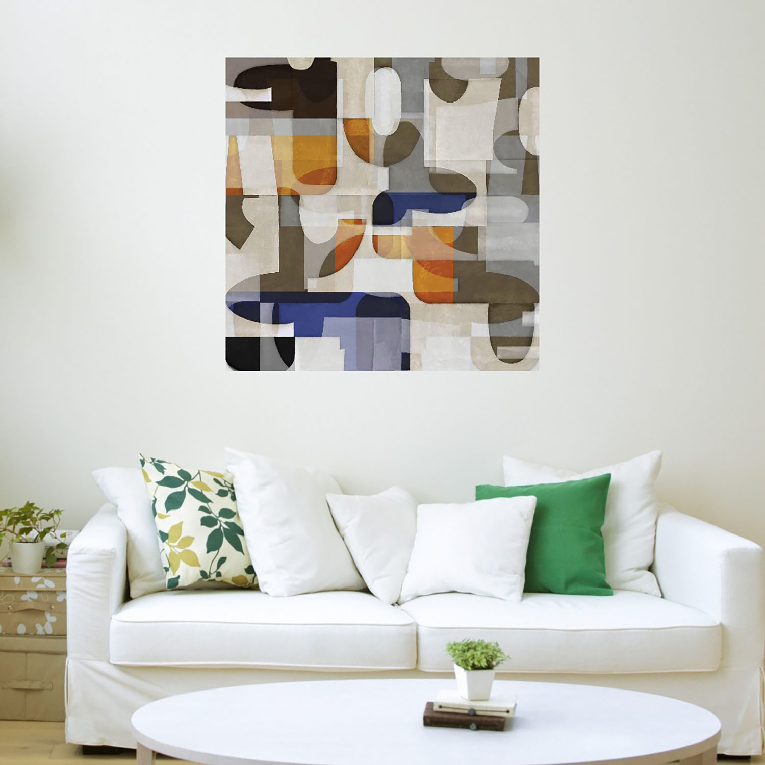 Foto 4 pulgar | Cuadro Decorativo - Movimiento De Mediados De Siglo I - Justin Thompson  - Arte Abstracto - Impresión En Lienzo -