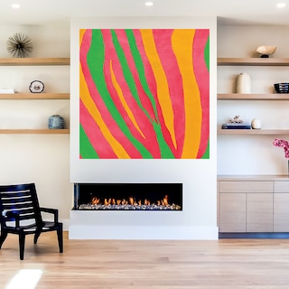 Foto 5 | Cuadro Decorativo - Lino Seco Ii - Kingsley - Arte Moderno - Impresión En Lienzo - Fine Art Tj