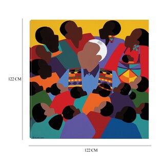 Foto 6 | Cuadro Decorativo - Madiba Mandela - Synthia Saint James - Arte Moderno - Impresión En Lienzo - Fine Art Tj