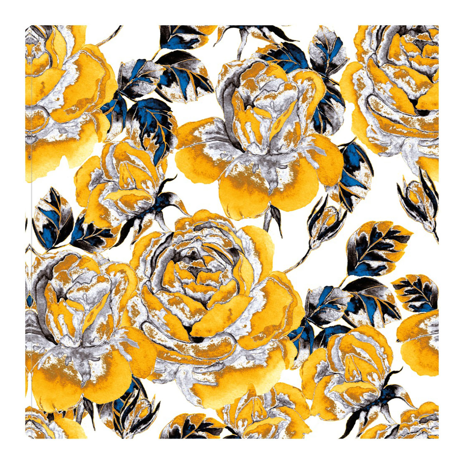 Cuadro Decorativo Fine Art Tj Jardín Dorado Belle Maison Arte Moderno Impresión en Lienzo